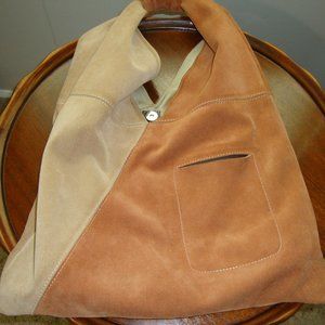 Nardelli suede hobo tote